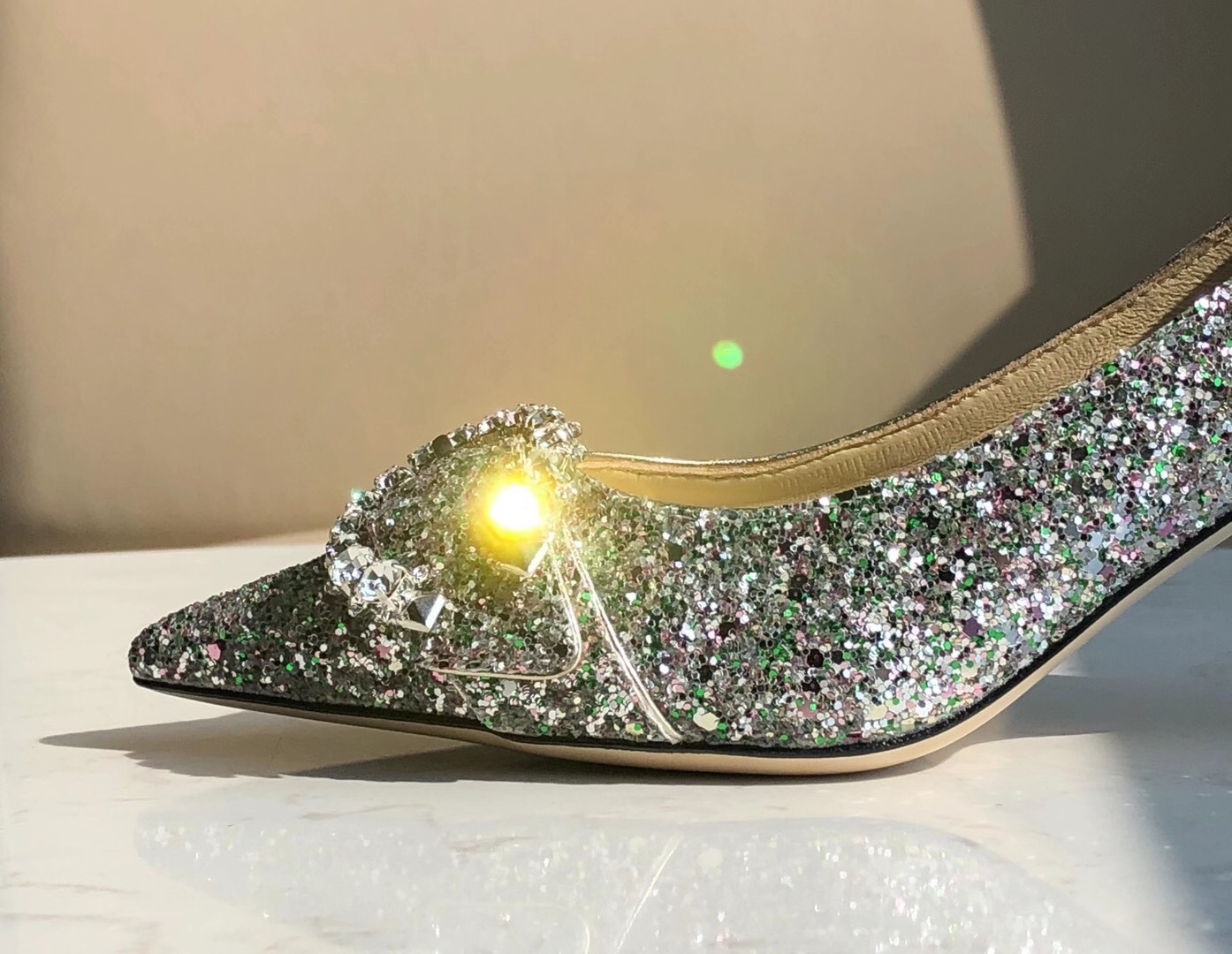 jimmy choo 2020早秋最新款saresa 65水晶钻高跟鞋