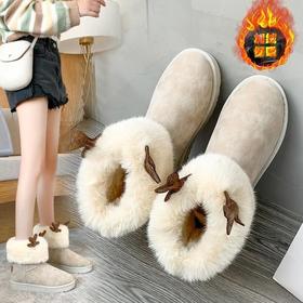 LN9844新款潮流时尚气质加厚加绒短筒雪地靴