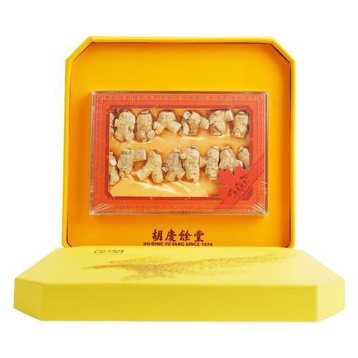 胡庆余堂 西洋参 150克*1盒 9#短枝西洋参礼盒 加拿大进口西洋参 商品图1