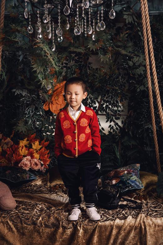 男童狮子绣花开衫 商品图5