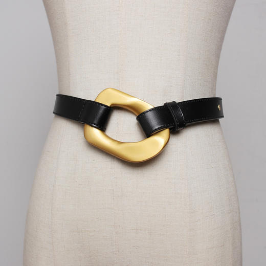 搭配利器丨强调腰线必入 夸张金属扣 真皮腰带#PA2157 商品图8