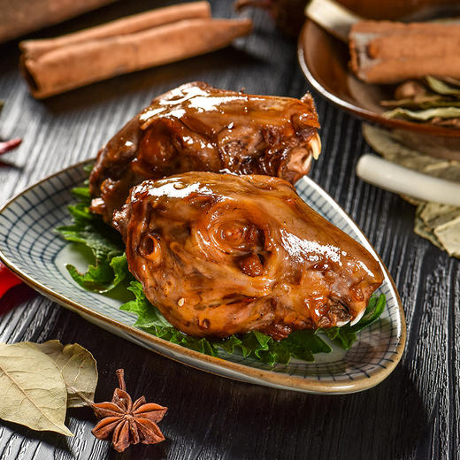 四川特产【卤冠双流兔头】麻辣兔脑壳真空五香味四川特产 商品图1