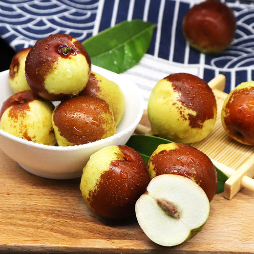 【山东沾化冬枣】 3斤中大果 皮薄肉脆 细嫩多汁 甘甜清香 营养丰富