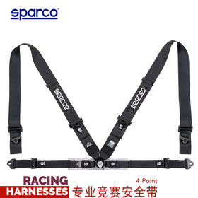 SPARCO安全带 FIA认证 4点 3寸肩带 04716M1