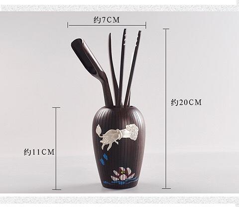 茶道配件-鸡翅木6君子 商品图7