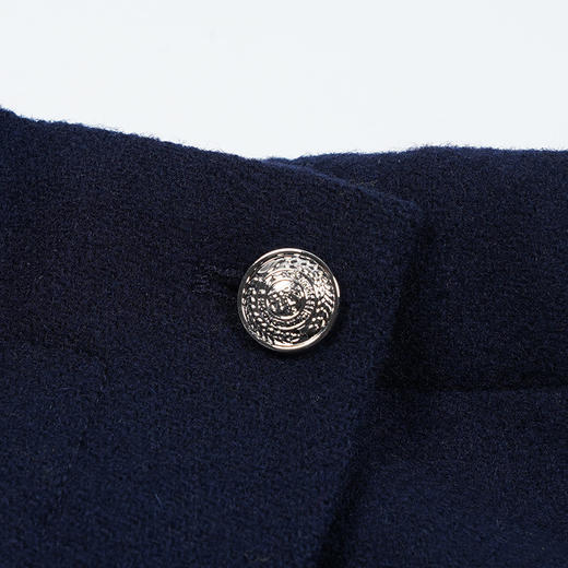 METTE童装半身裙裤2020秋冬中大童女宝纯色百搭短款羊毛短裤子 商品图3