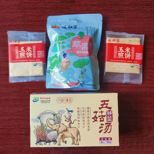 社区团购 凤归巢 五菇鲜菌汤（虫草花版）80g/盒 商品图0