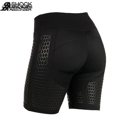 shock absorber女子跑步五分裤中裤压缩裤速干紧身裤运动短裤 商品图1