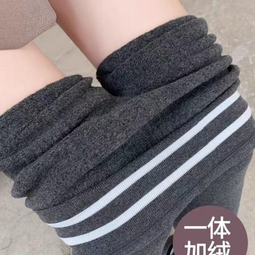 秋冬季棉质打底裤女新款加绒外穿高腰收腹保暖弹力瑜伽紧身长裤子 商品图1