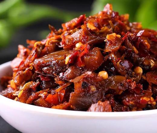 陶华碧老干妈香辣菜 辣椒酱菜 拌饭腌菜咸菜榨菜60g/袋贵州特产 商品图2