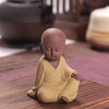 茶宠精品摆件禅意小和尚个性创意可爱茶道茶台装饰自在人物小沙弥 商品缩略图5