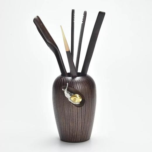 茶道配件-鸡翅木6君子 商品图6