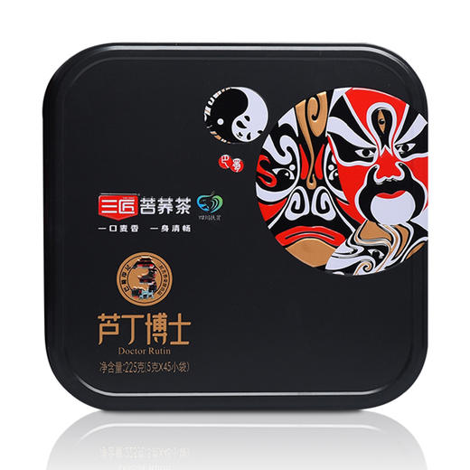 四川特产买一送一 【 三匠黑苦荞】芦丁博士（脸谱） 商品图4