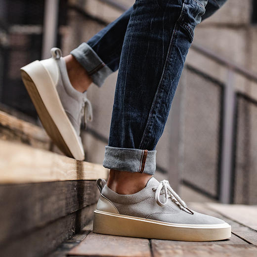 【秒杀】灰色质感百搭硫化鞋 商品图4