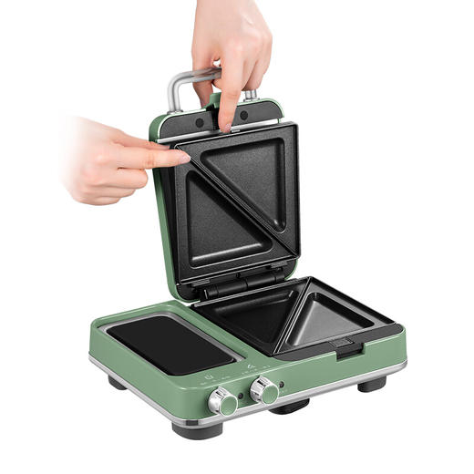 摩飞轻食机 电饼铛 三明治机 早餐机 可拆洗双面加热 MR9086 商品图6