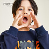 METTE童装男宝圆领加绒卫衣2020秋冬时尚字母印花长袖保暖上衣 商品缩略图0