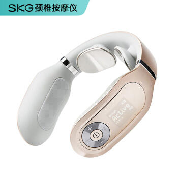 SKG4098颈椎按摩器办公室护颈仪 热敷 电脉冲 U型枕 充电便携 经典爆款护颈仪 商品图0