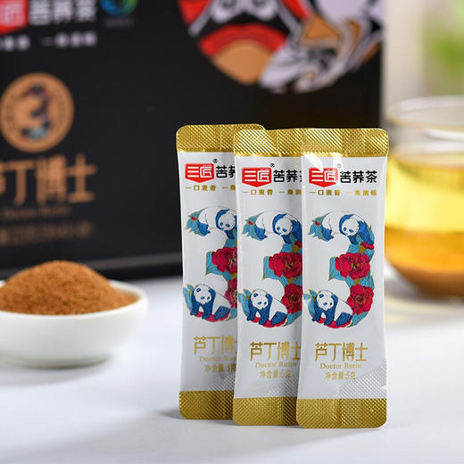 四川特产买一送一 【 三匠黑苦荞】芦丁博士（脸谱） 商品图2