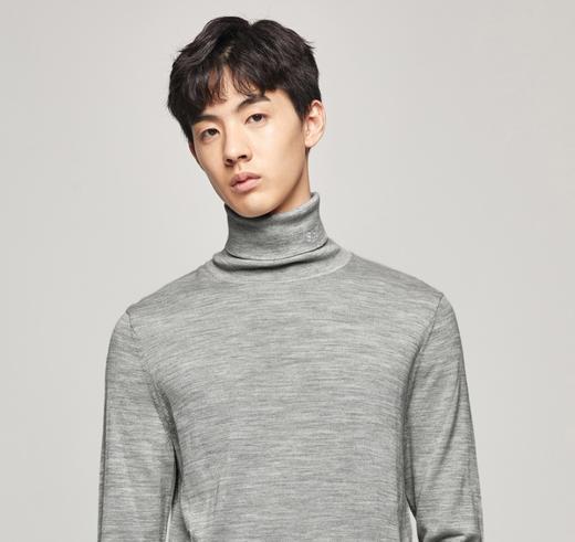 GXG 冬季时尚休闲潮流保暖灰色高领毛衫#GA110570G 商品图0