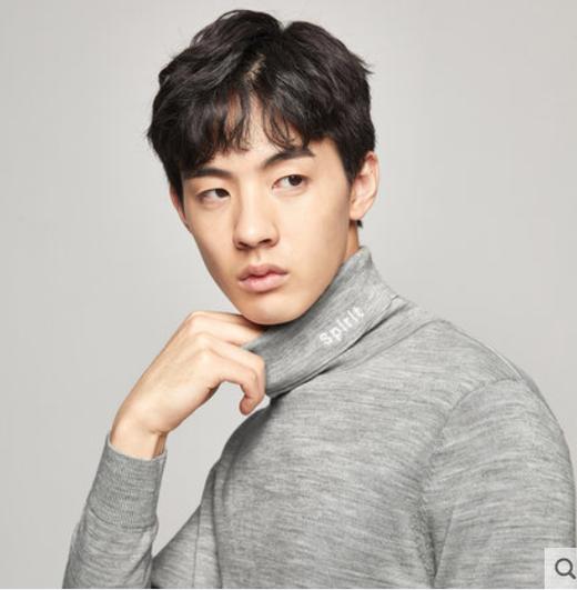 GXG 冬季时尚休闲潮流保暖灰色高领毛衫#GA110570G 商品图3