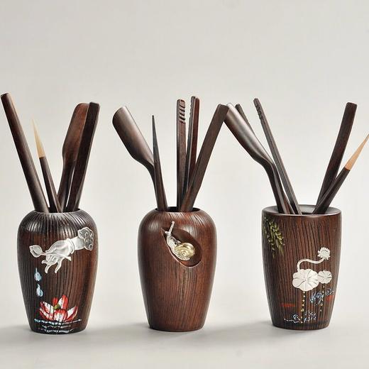 茶道配件-鸡翅木6君子 商品图1