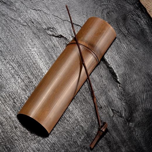 茶道配件-碳化竹枝茶则两件套 商品图0