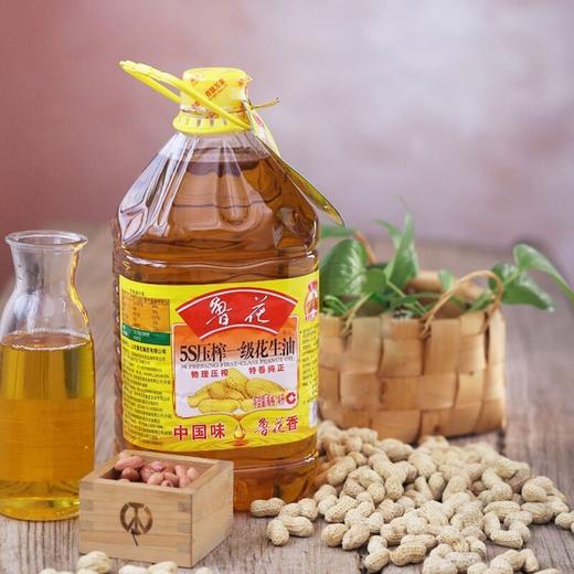 鲁花压榨一级花生油5L 商品图0