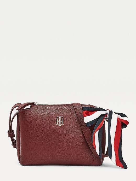 Tommy Hilfiger秋冬新款红色丝带斜挎女包小包 商品图3
