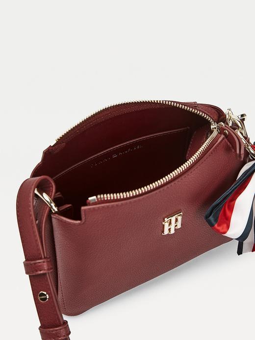 Tommy Hilfiger秋冬新款红色丝带斜挎女包小包 商品图6