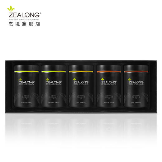 ZEALONG杰境 经典系列有机茶5罐装礼盒 40g-60g/罐 商品图3