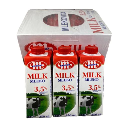 波兰原装进口乐口全脂纯牛奶12盒 商品图1