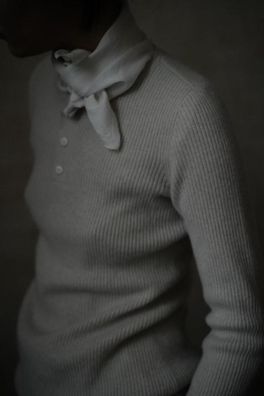 Phaedo 淡灰色翻领系带羊毛上衣 商品图3