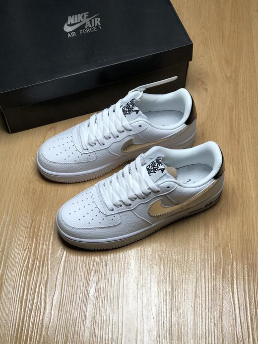 阴天黑白色 白银色 黑尾 耐克 Nike Air Force 1“Whie black day ”low “阴天黑白”空军一号低帮时尚休闲板鞋， 商品图1