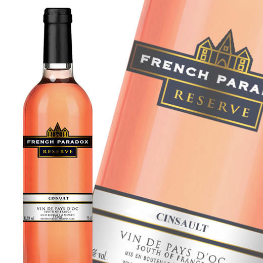 法国原瓶进口葡萄酒 茗酊古堡-桃红葡萄酒 French Paradox Rose  单支装750ml 商品图0