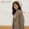 麻衣森活||法式慵懒风，双排扣中长款双面尼羊毛大衣 商品缩略图2