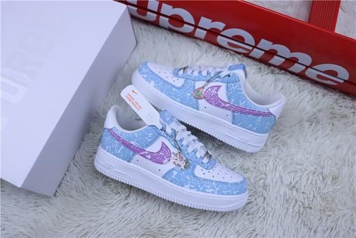 【公司级 空军一号系列】耐克/NIKE 耐克空军低帮板鞋 白蓝紫泼墨 商品图2