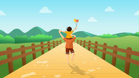 钻爬护栏真危险