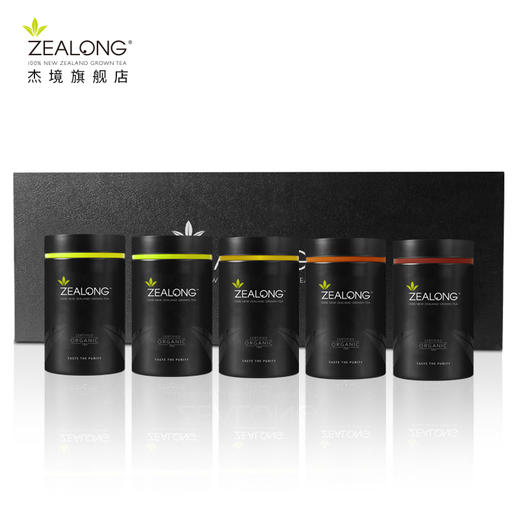 ZEALONG杰境 经典系列有机茶5罐装礼盒 40g-60g/罐 商品图2