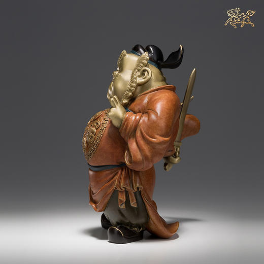 预售50天铜师傅全铜摆件钟馗送福家居工艺品装饰品摆件现货