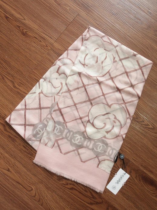 经典之作！山茶花羊绒围巾 110*200cm 商品图12