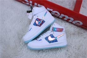 【公司级 空军一号系列】耐克/NIKE 耐克空军中帮板鞋 英雄联盟电玩炫彩镭射