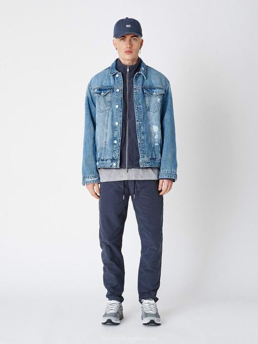 点此购买 kith男女潮牌蓝色牛仔外套 十一162142 商品图1