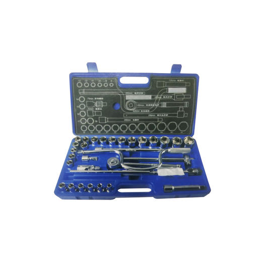 W07026威达套筒扳手32件套（塑盒） 商品图0