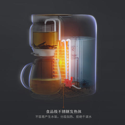 【泡茶饮水 一机双模 多段控温 即烧即饮】鸣盏即热式饮水机便携茶饮机家用台式小型智能茶吧机速热迷你桌面水分离 商品图3