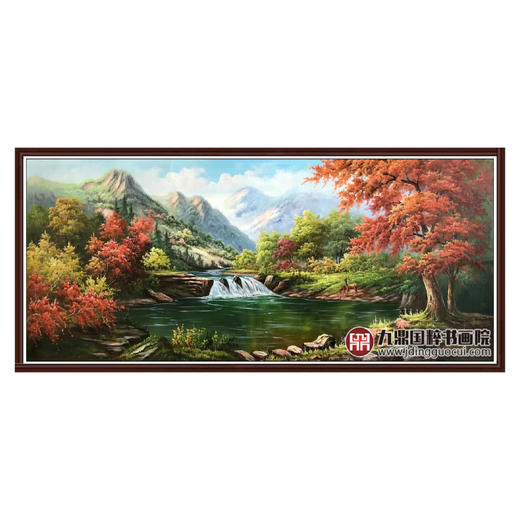 林峰极《风景油画》78*180cm 油画横幅作品 办公室/客厅挂画 商品图0