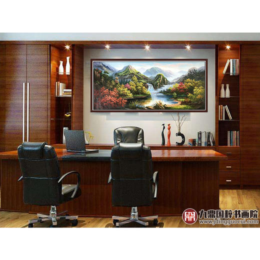 林峰极《风景油画》78*180cm 油画横幅作品 办公室/客厅挂画 商品图2