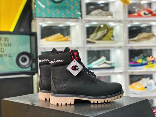 Timberland x Champion 添柏岚冠军联名 三色黑色 灰色 蓝色 潮流爆炸款 添柏岚合作联名款 商品图2