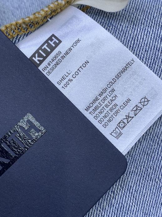 点此购买 kith男女潮牌蓝色牛仔外套 十一162142 商品图13