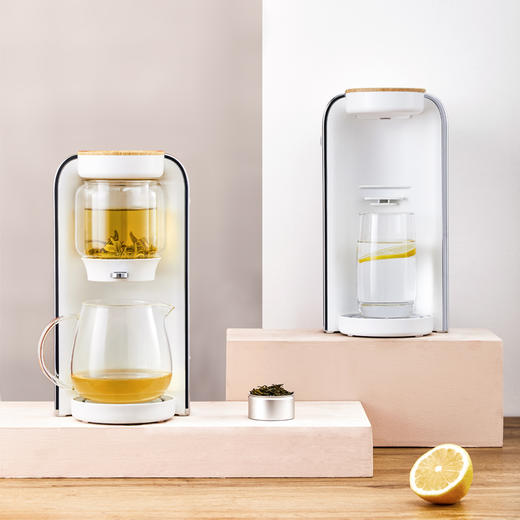【泡茶饮水 一机双模 多段控温 即烧即饮】鸣盏即热式饮水机便携茶饮机家用台式小型智能茶吧机速热迷你桌面水分离 商品图0
