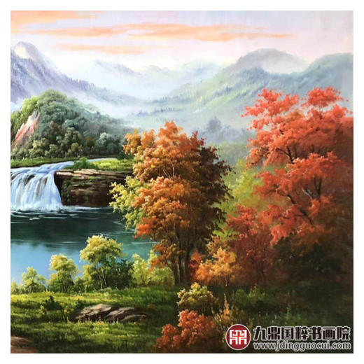 林峰极《风景油画》78*180cm 油画横幅作品 办公室/客厅挂画 商品图6